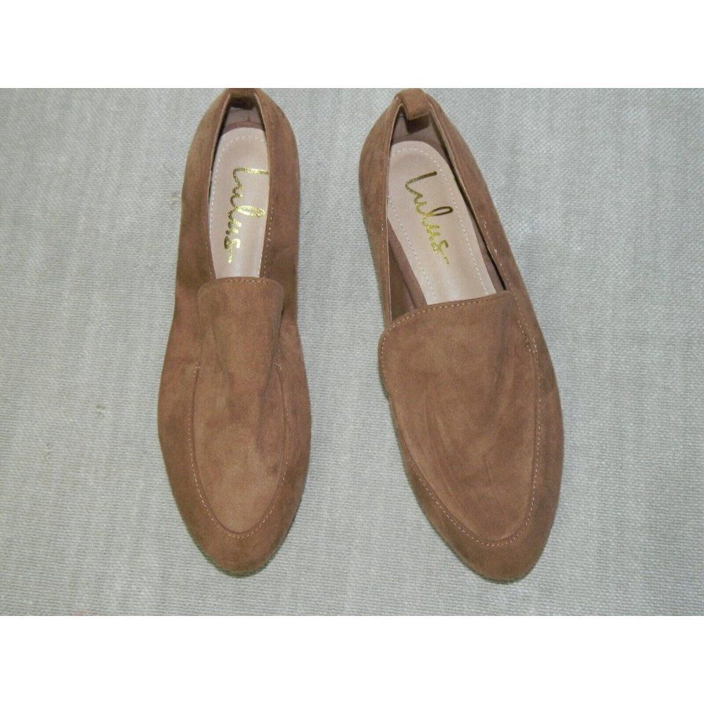 Lulu's Brown Suede Loafers